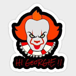 Hi Georgie Sticker